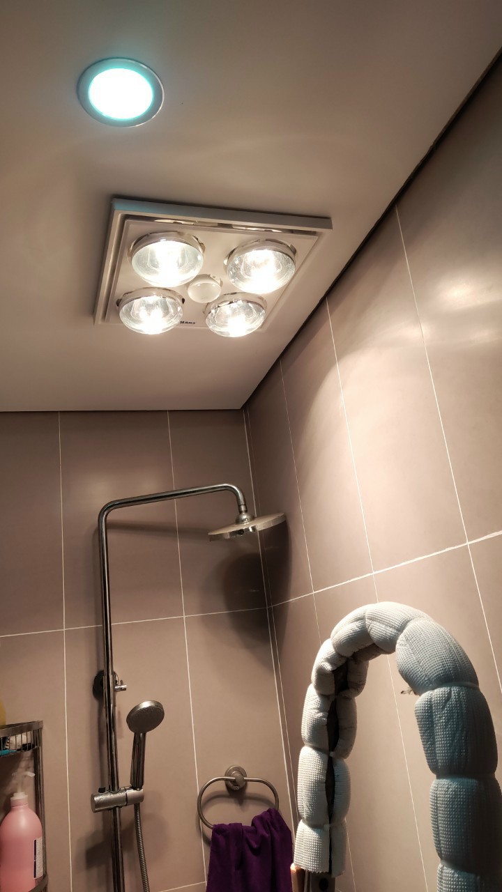 Đèn sưởi 4 bóng âm trần 3 chức năng Hans H4B
